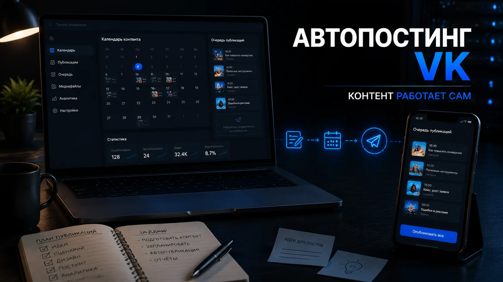 Как автоматизировать публикацию контента в VK